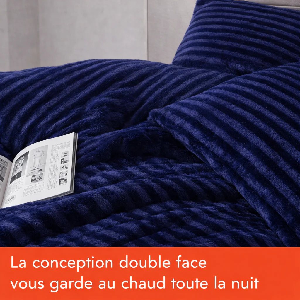 Couette haut de gamme grand froid, réversible - Collection Coton Club - Image 19