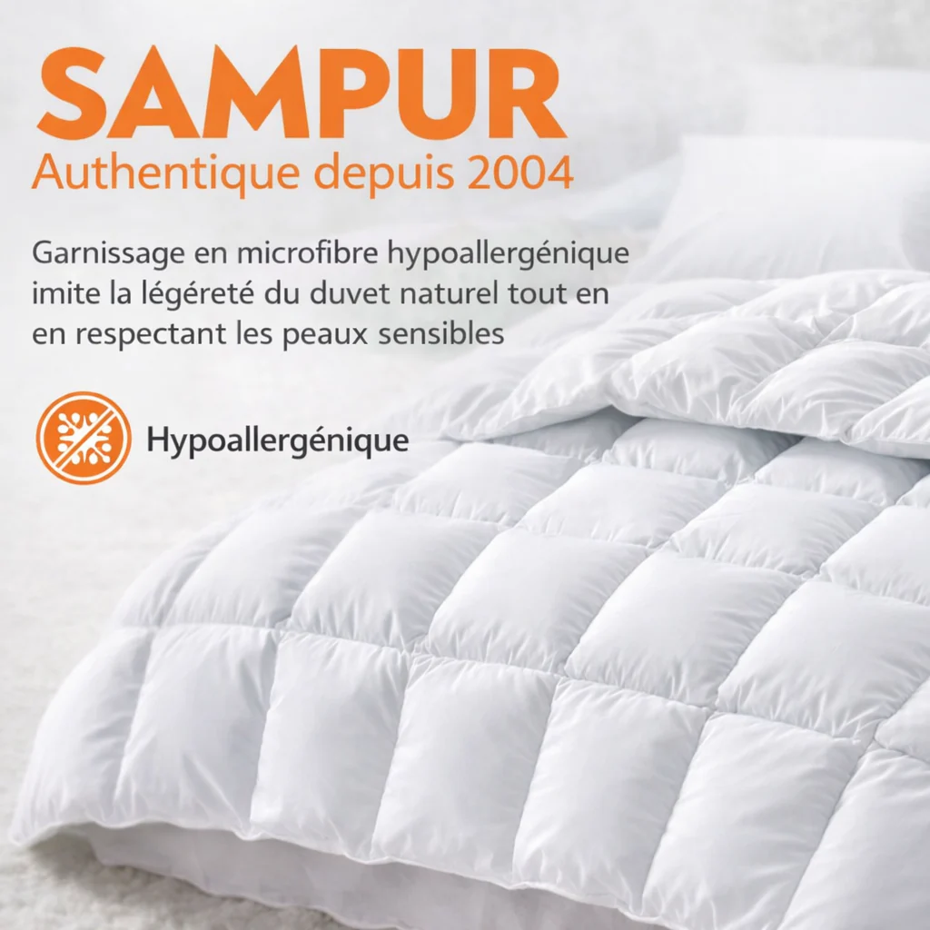 Couette haut de gamme grand froid, réversible - Collection Coton Club - Image 21