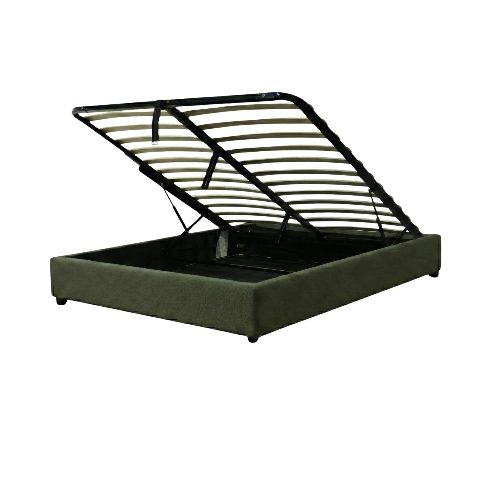 Lit coffre bouclette, lattes flexibles, grand espace de stockage - Collection Vegas - Image 12