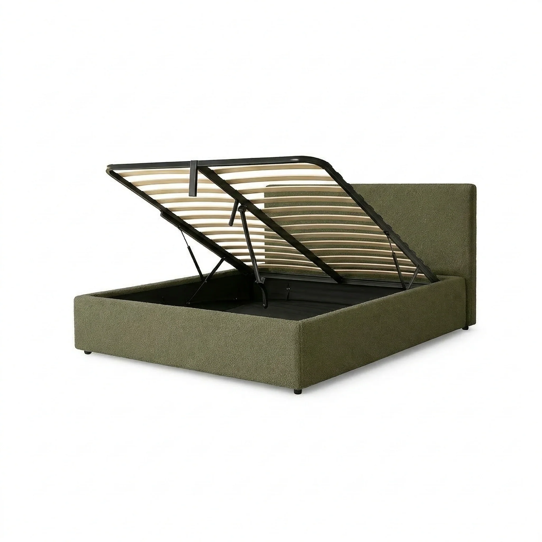 Lit coffre électrique avec tête de lit, bouclette, télécommande - Collection Futura design - Image 13