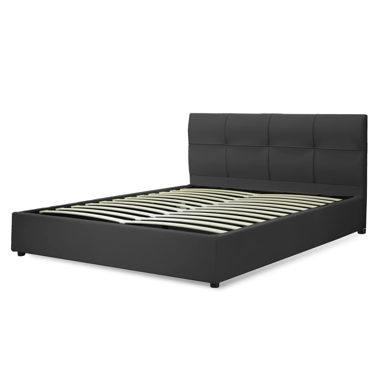 Lit coffre VariLuxe innovant - Tête de lit interchangeable : Simili cuir et grand coffre - Image 26