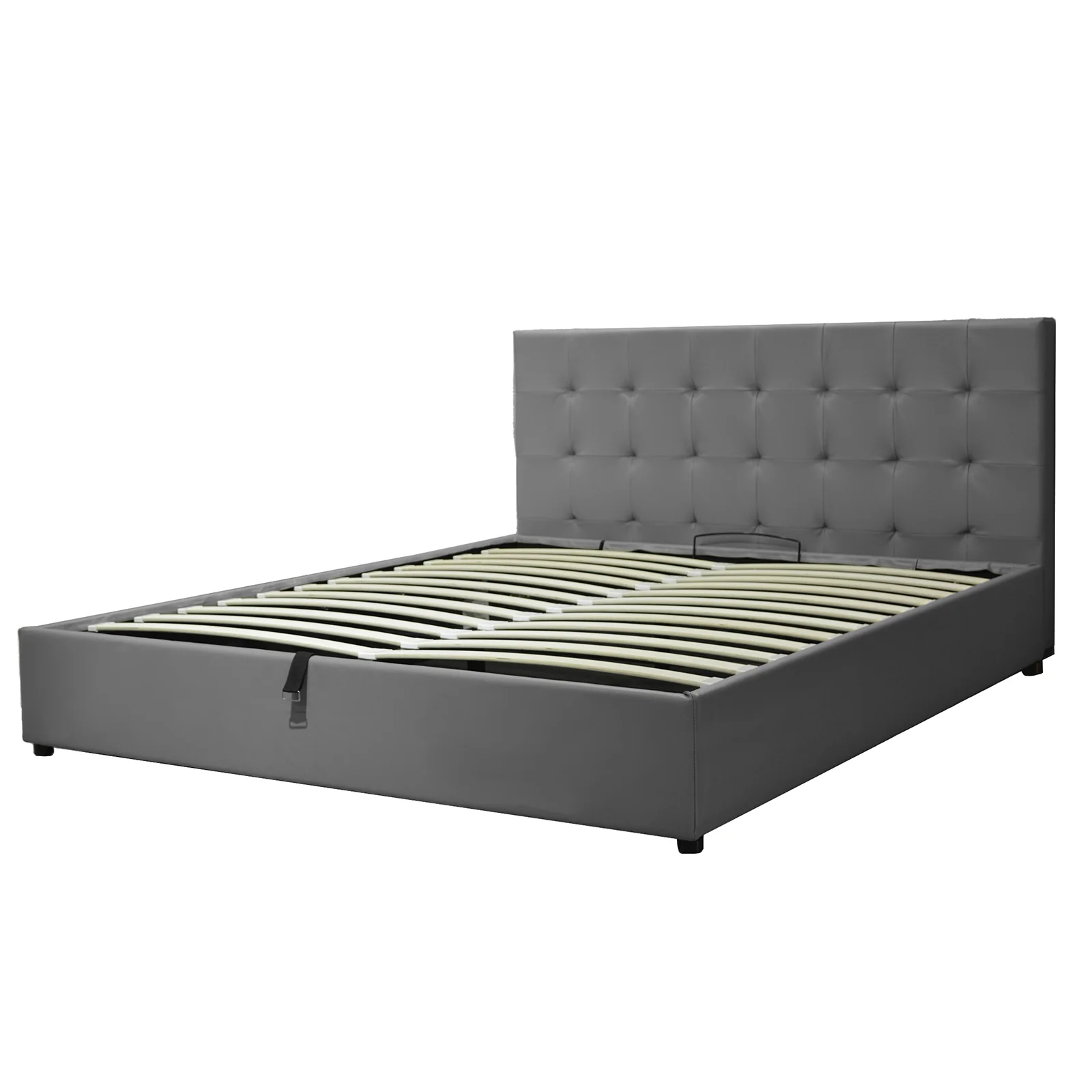 Lit coffre VariLuxe innovant - Tête de lit interchangeable : Simili cuir et grand coffre - Image 55