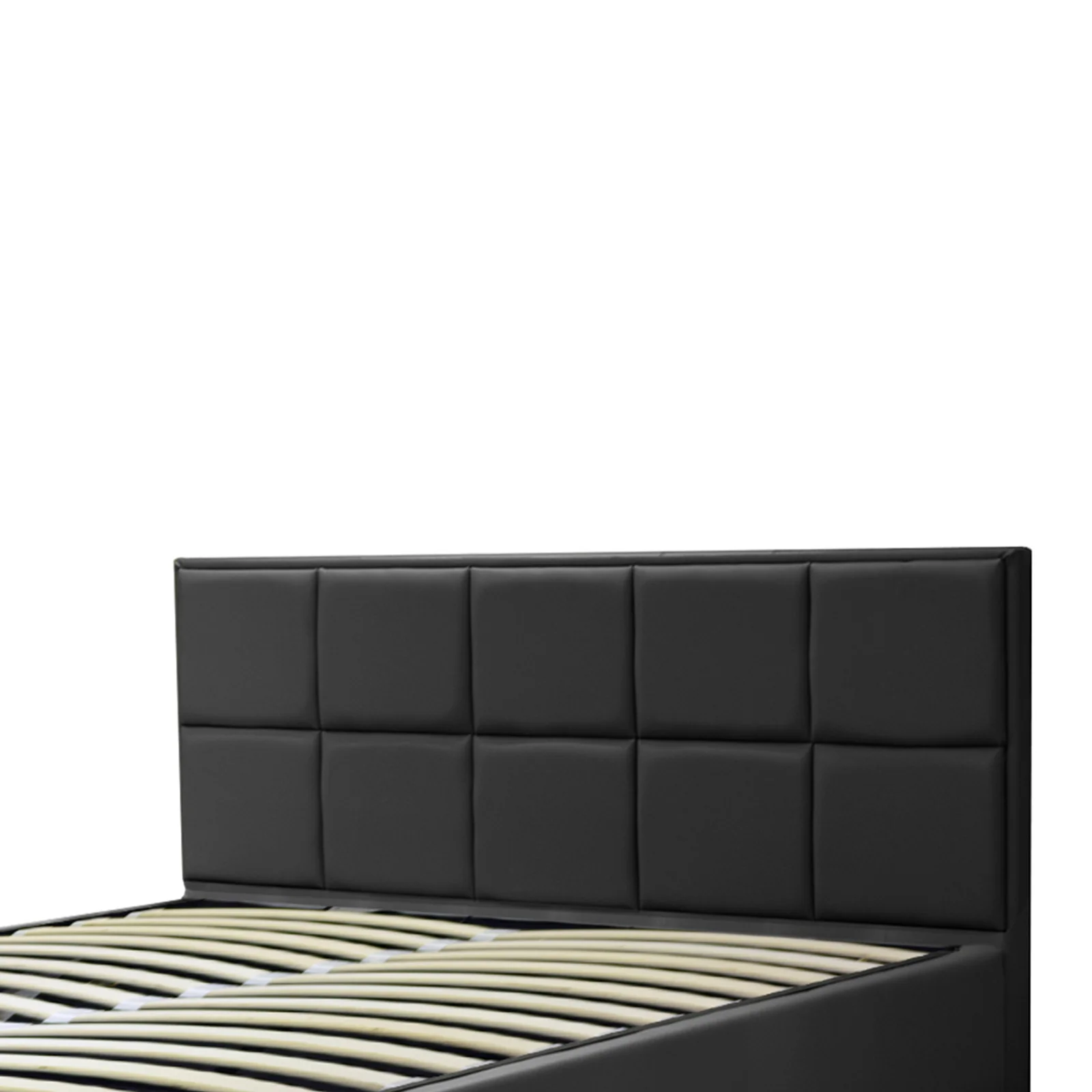 Lit coffre VariLuxe innovant - Tête de lit interchangeable : Simili cuir et grand coffre - Image 68