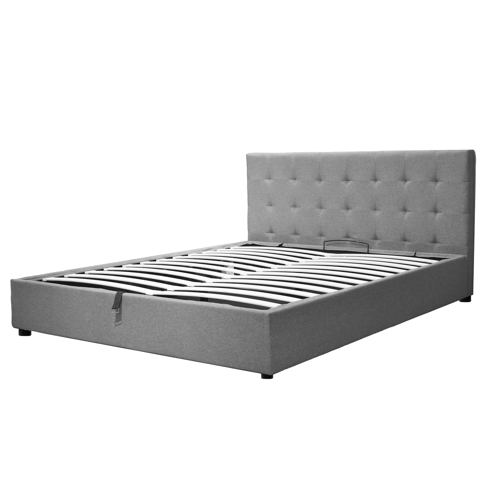 Lit coffre VariLuxe innovant - Tête de lit interchangeable : Tissu et grand coffre - Image 25