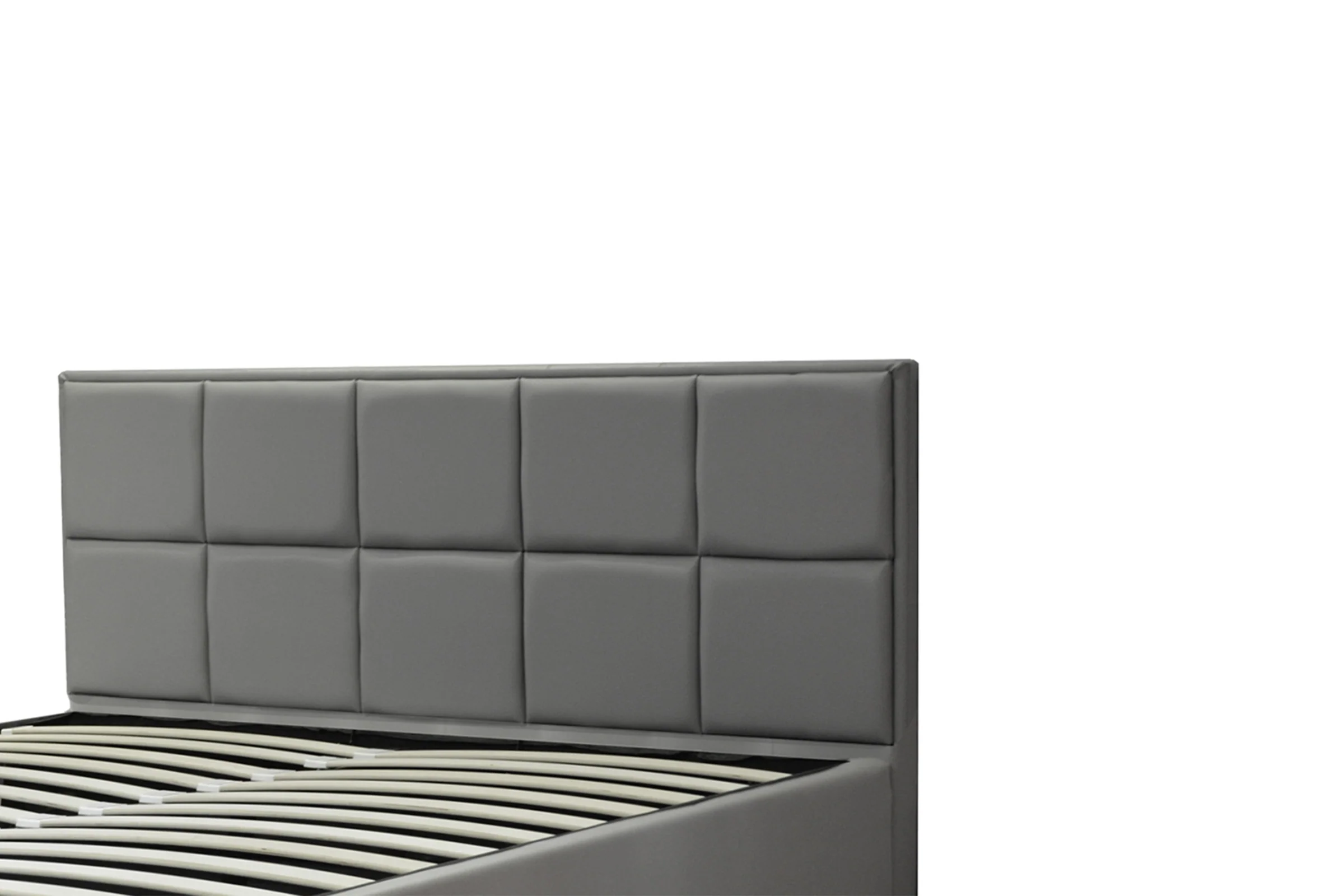 Lit coffre VariLuxe innovant - Tête de lit interchangeable : Tissu et grand coffre - Image 35
