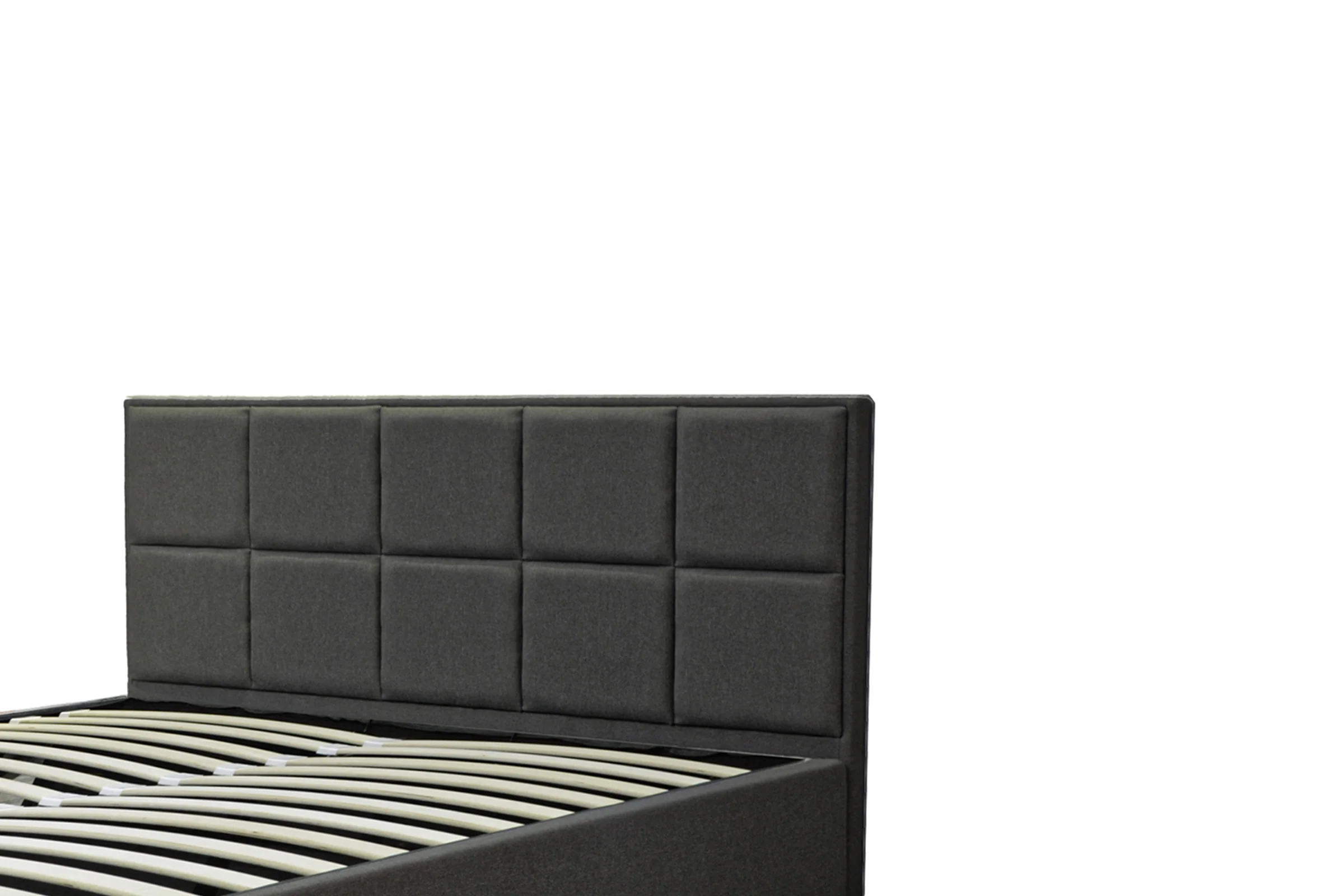 Lit coffre VariLuxe innovant - Tête de lit interchangeable : Tissu et grand coffre - Image 37