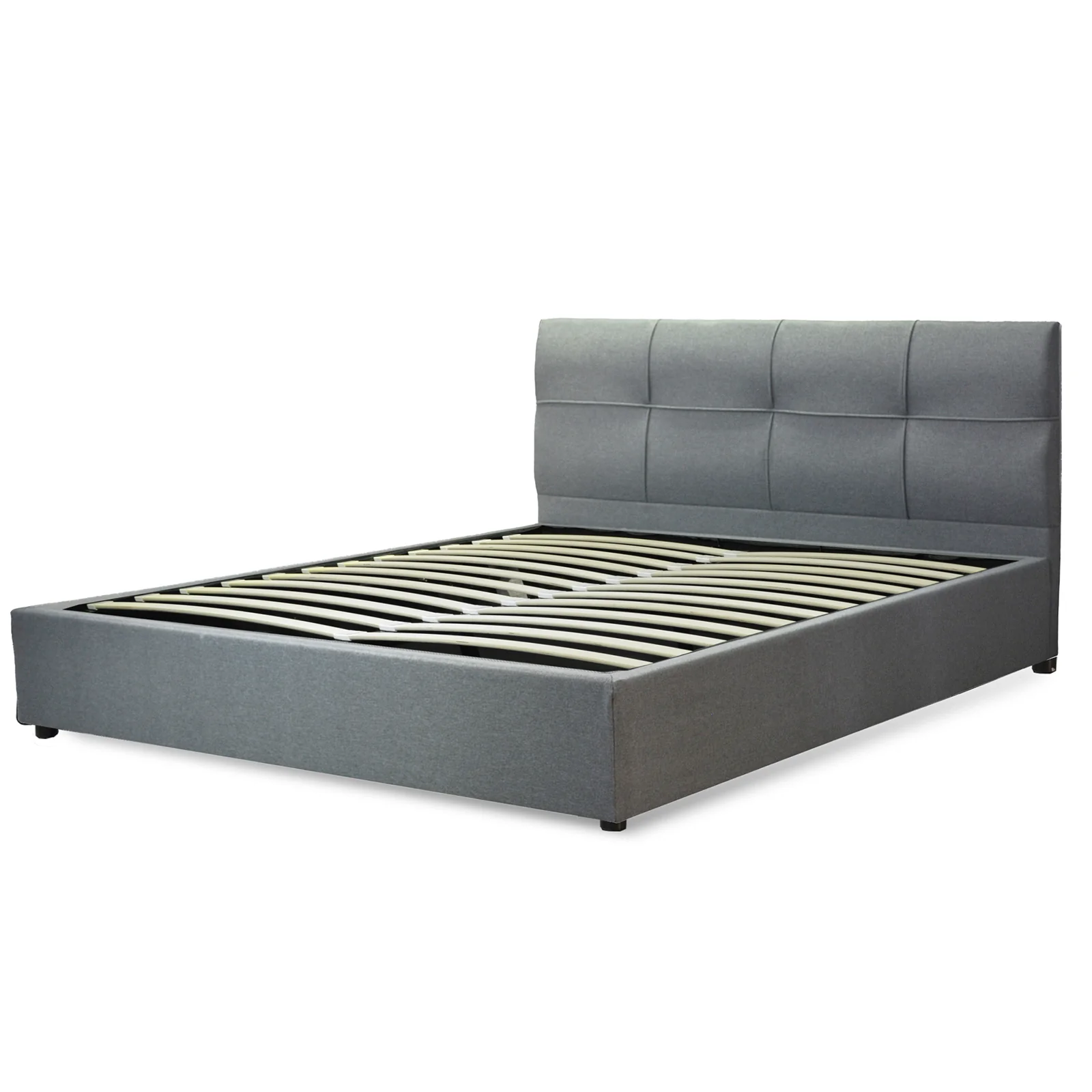 Lit coffre VariLuxe innovant - Tête de lit interchangeable : Tissu et grand coffre - Image 4
