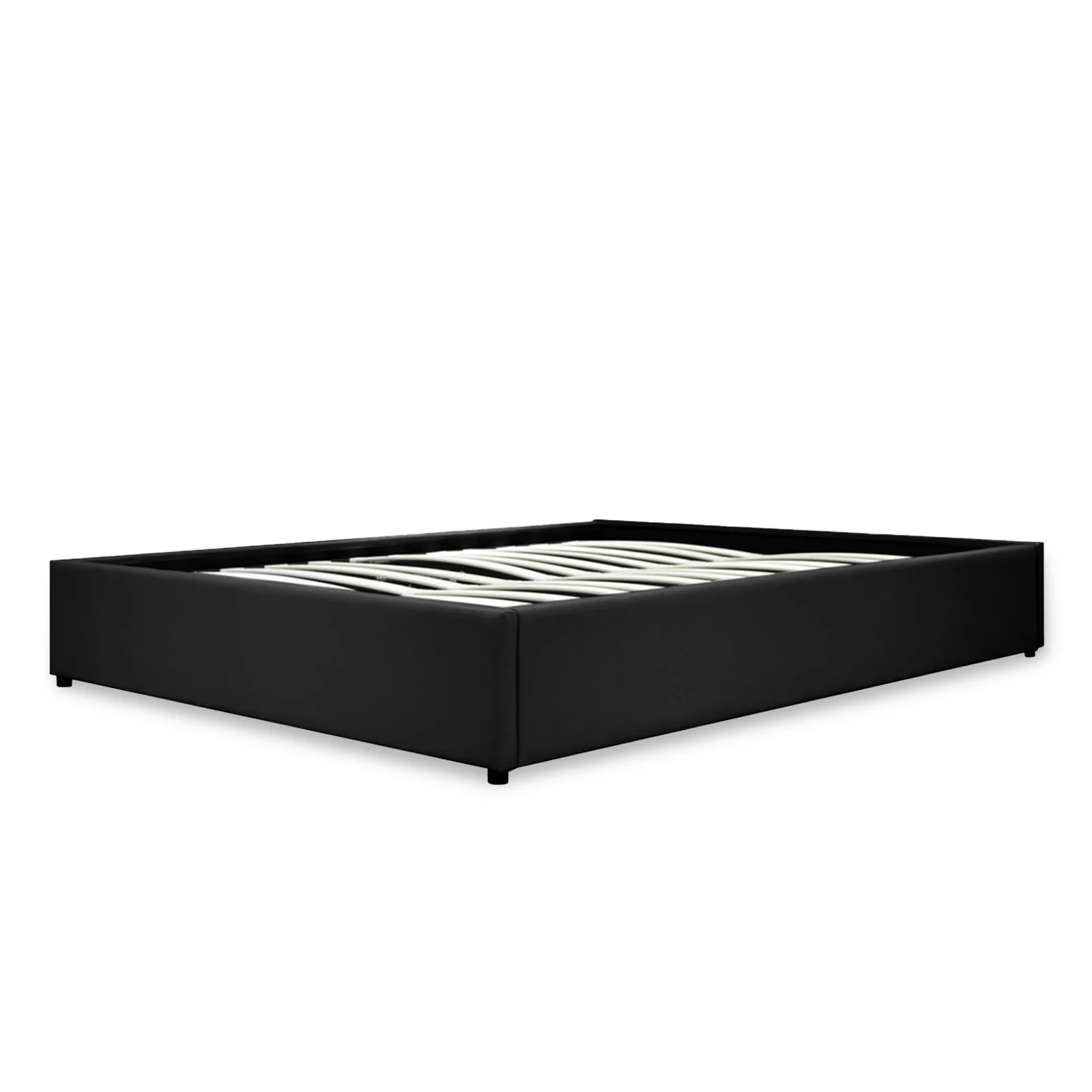 Lit coffre tissu, lattes flexibles, grand espace de stockage - Collection Vegas - Image 14