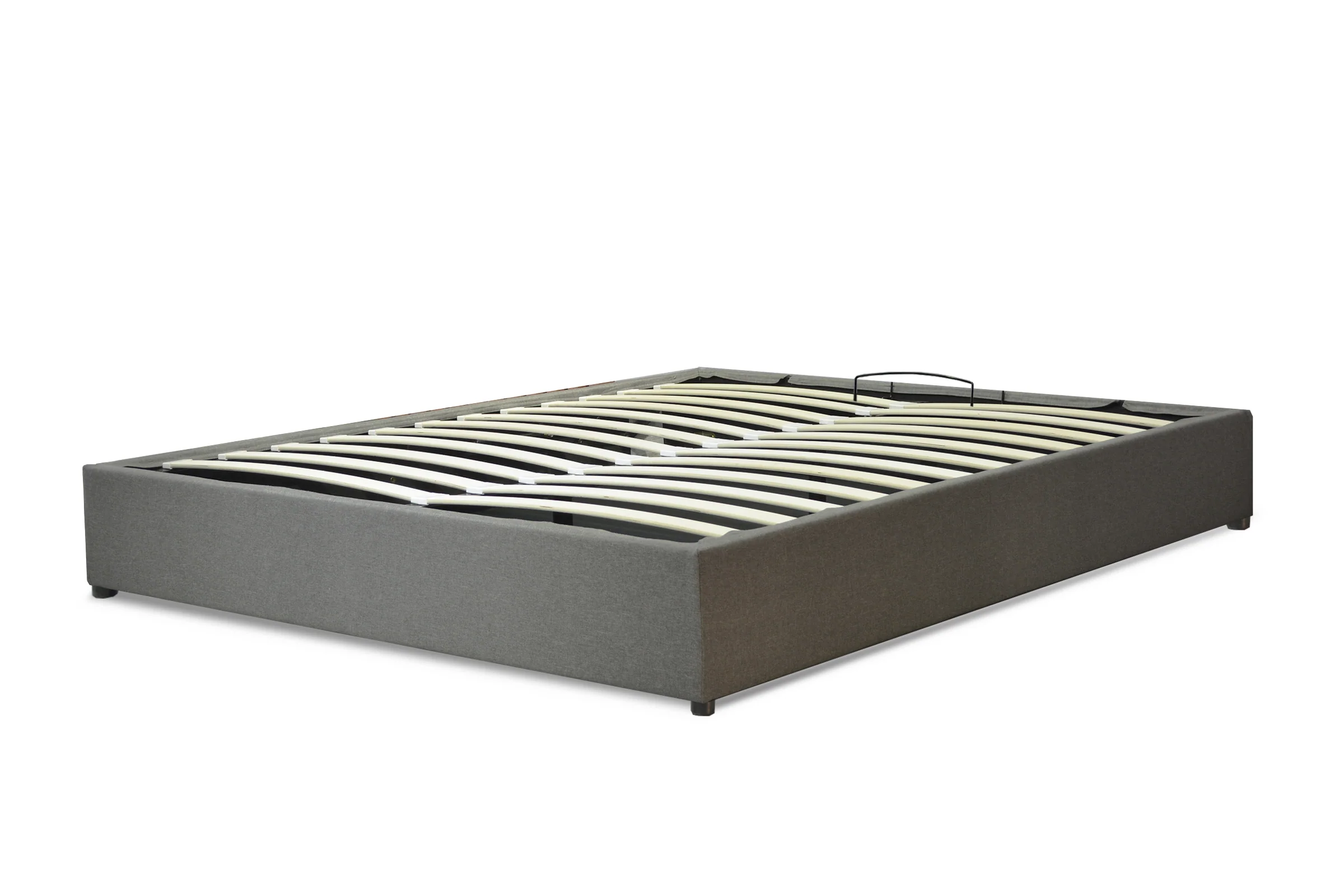Lit coffre tissu, lattes flexibles, grand espace de stockage - Collection Vegas - Image 4
