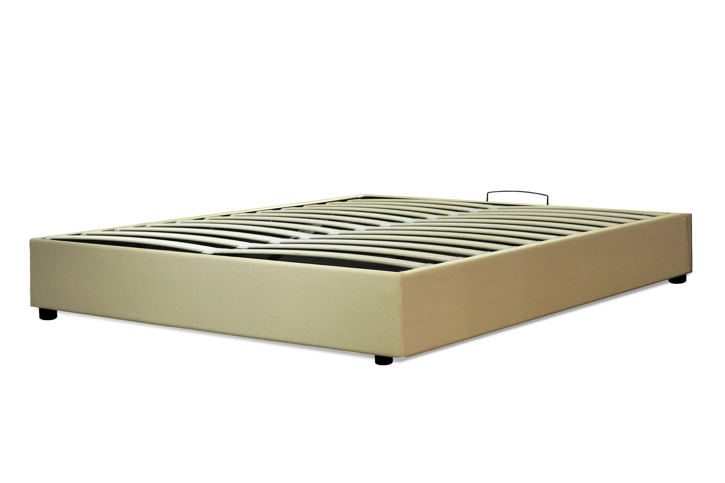 Lit coffre tissu, lattes flexibles, grand espace de stockage - Collection Vegas - Image 7