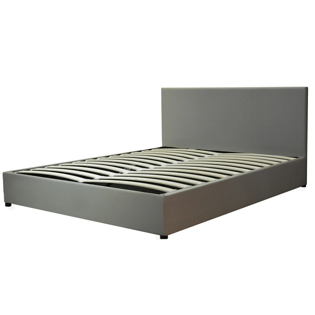 Lit coffre VariLuxe innovant - Tête de lit interchangeable : Simili cuir et grand coffre - Image 36