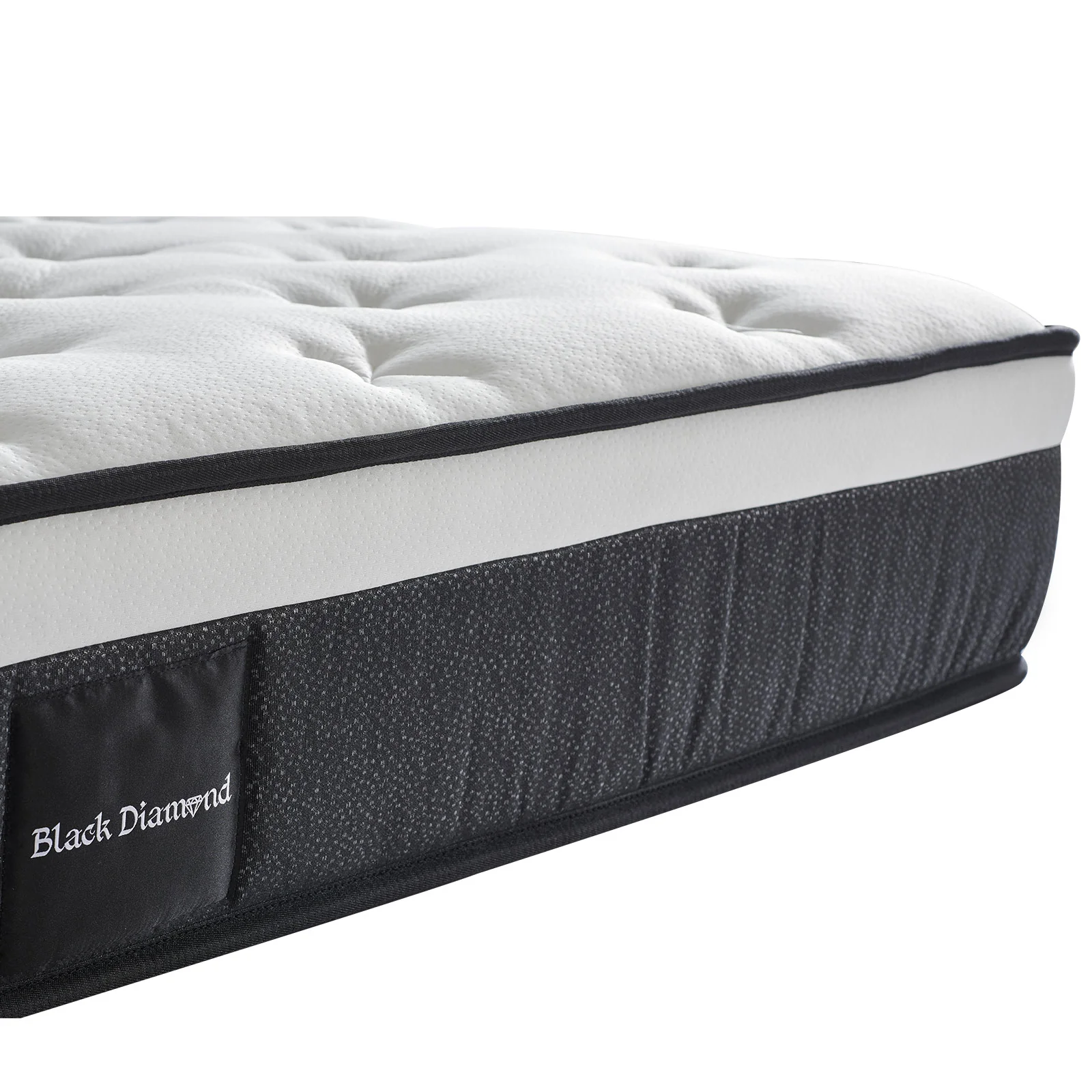 Matelas mémoire de forme et ressorts ensachés 3 zones - Collection Black Diamond - Image 5