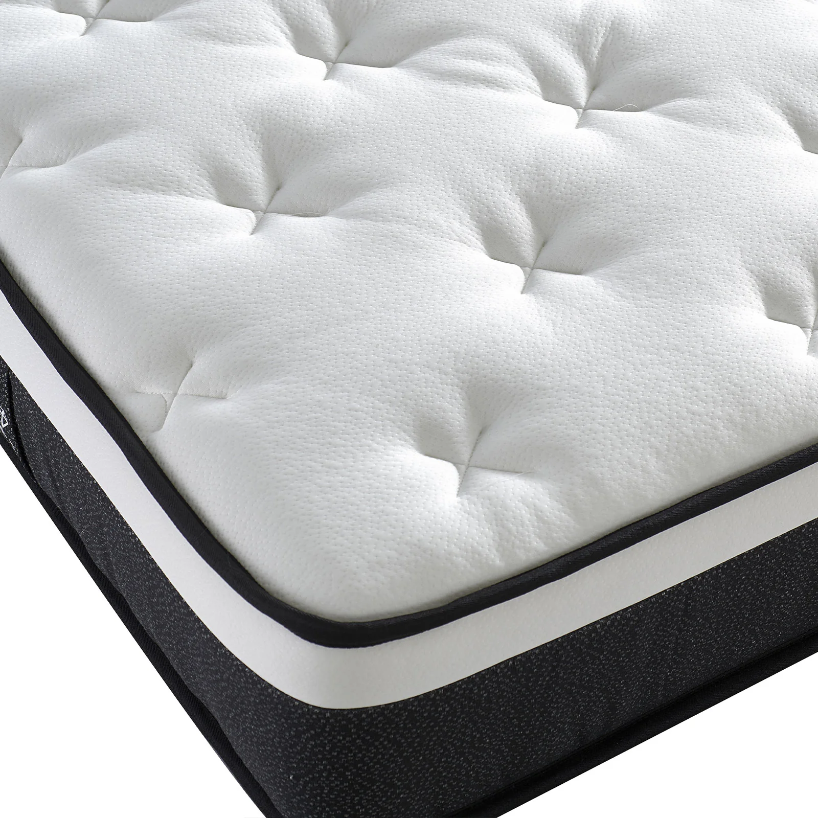 Matelas mémoire de forme et ressorts ensachés 3 zones - Collection Black Diamond - Image 7
