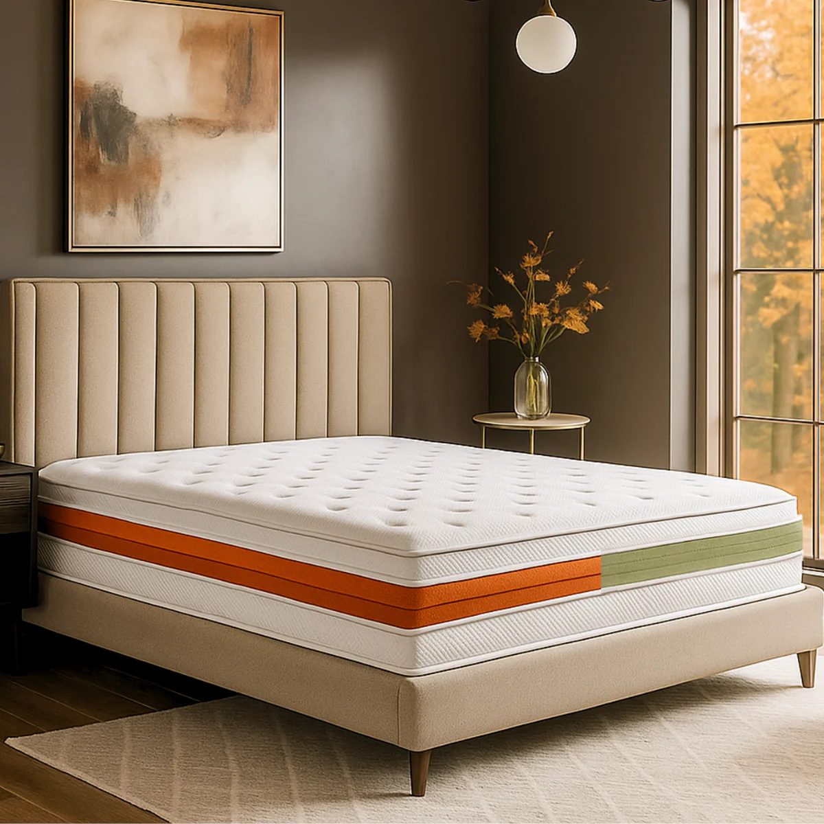 Matelas 2 conforts : Un côté ferme, un côté souple - Collection Bi-confort