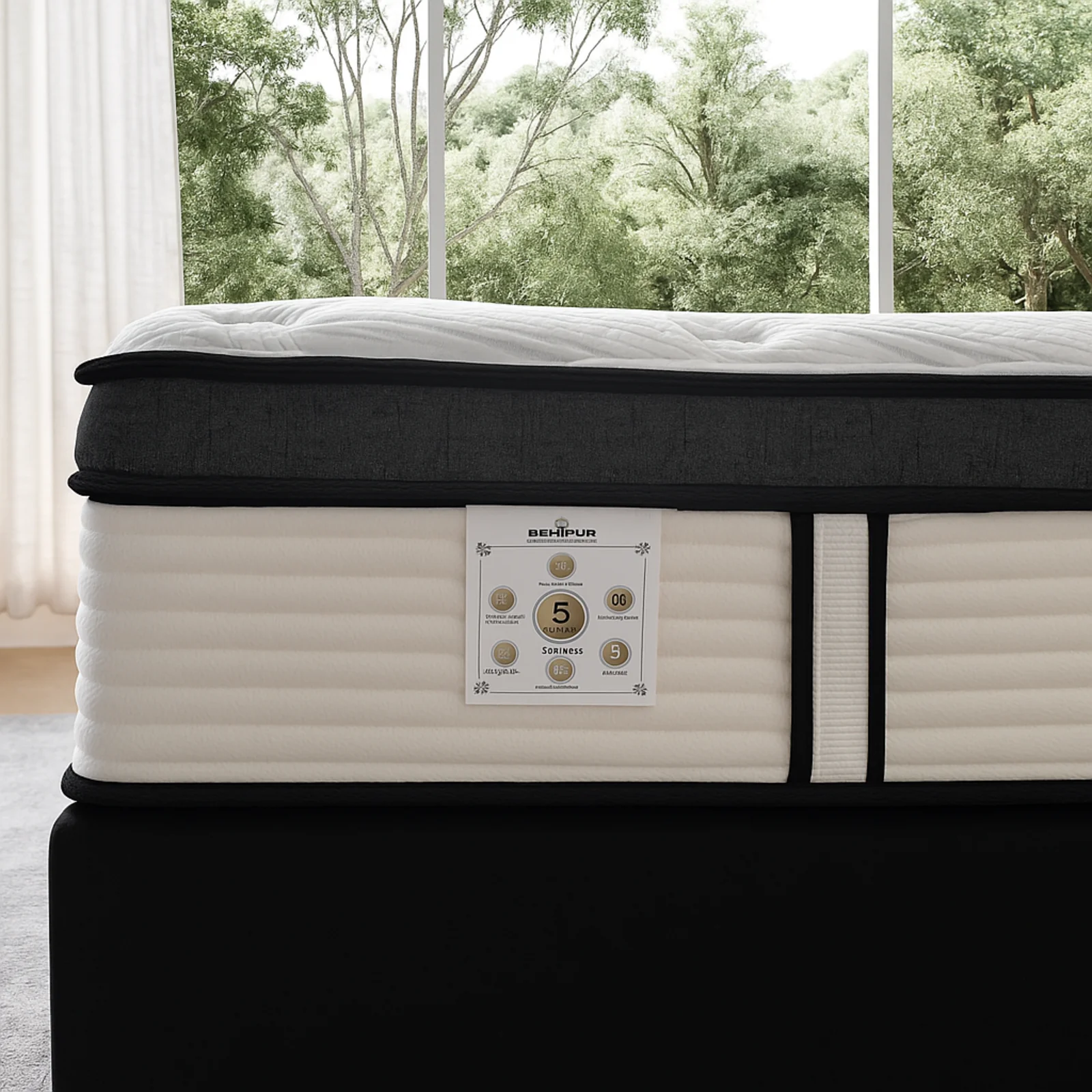 Matelas latex, ressorts, mémoire de forme, confort articulaire - Collection Grand View - Image 7