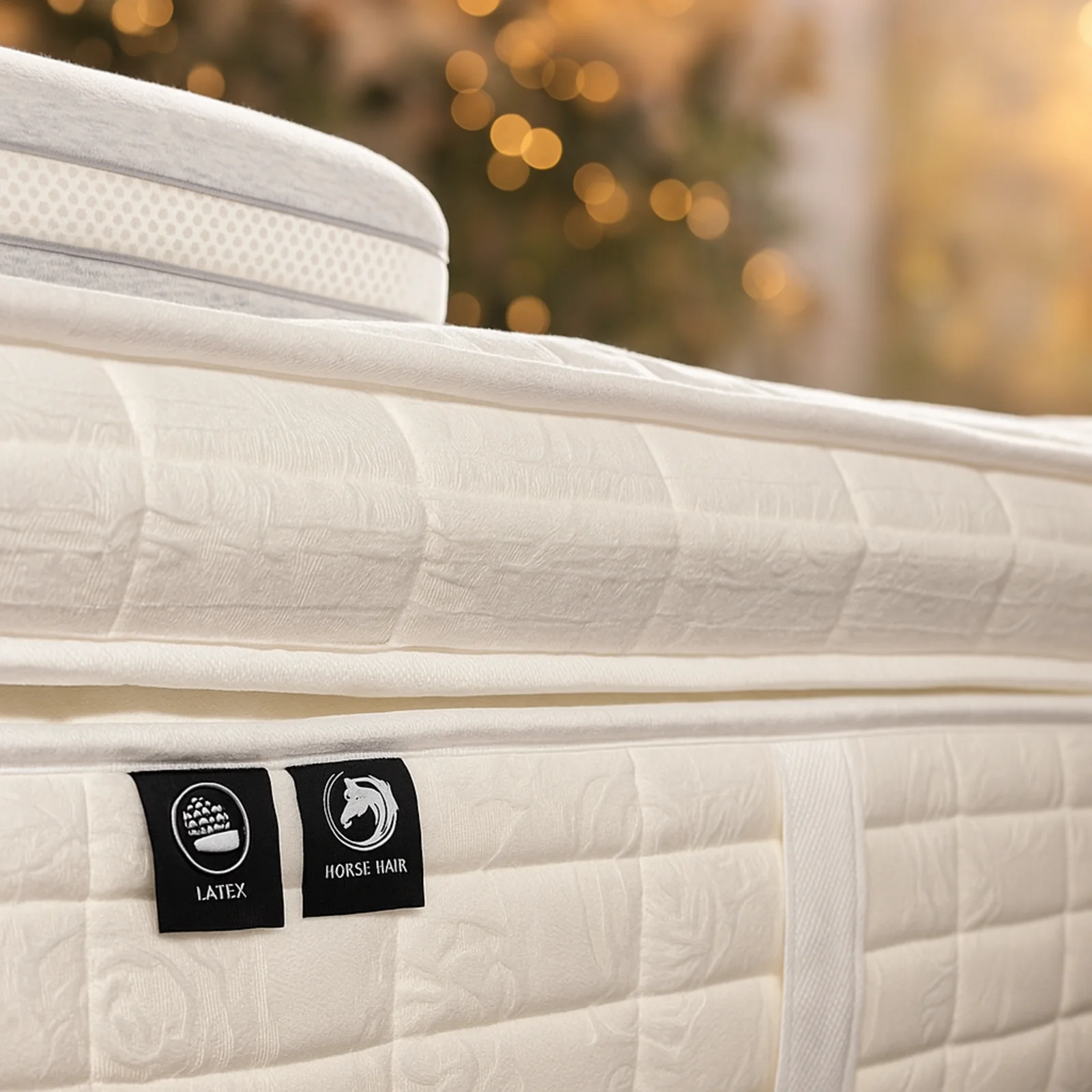 Matelas latex, crin de cheval, mémoire de forme et ressorts - Collection Signature - Image 4