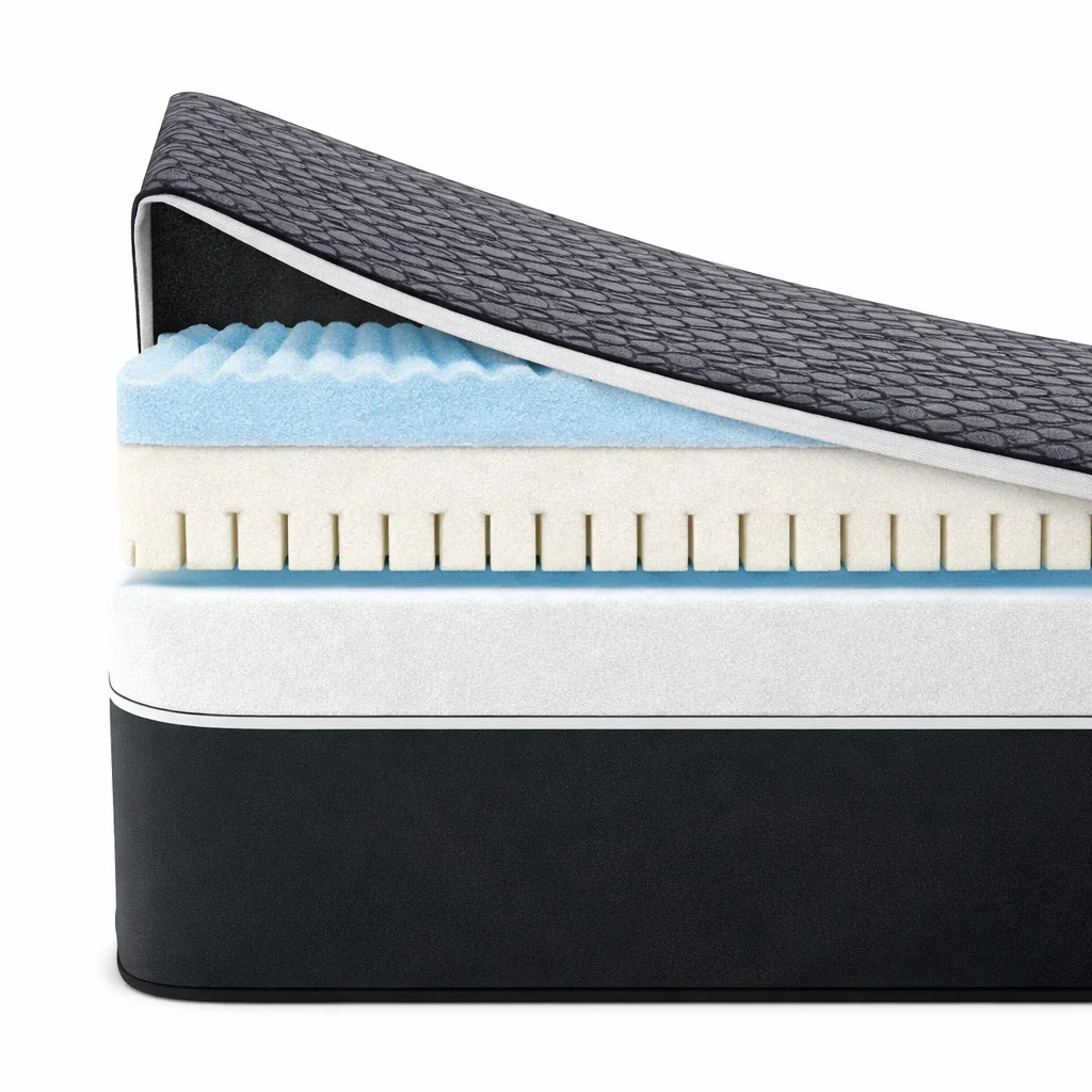 Matelas mémoire de forme 23 cm, pour lit de relaxation électrique effet antidouleur - Collection Ergonomique - Image 15