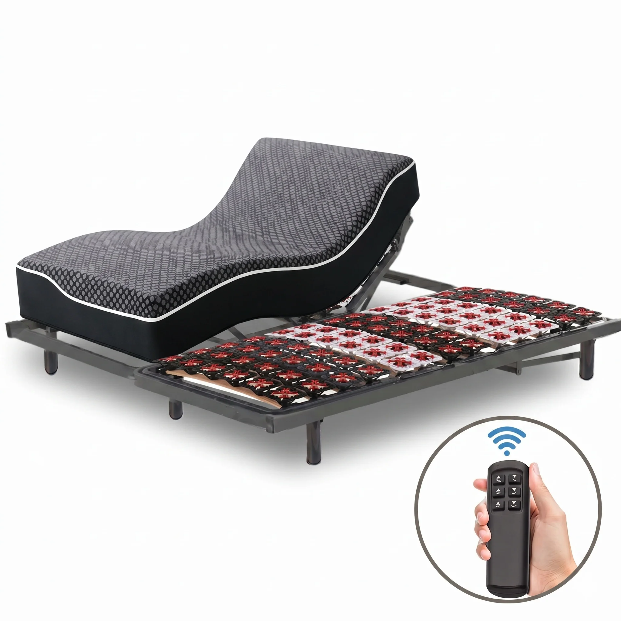Matelas mémoire de forme 23 cm, pour lit de relaxation électrique effet antidouleur - Collection Ergonomique - Image 9
