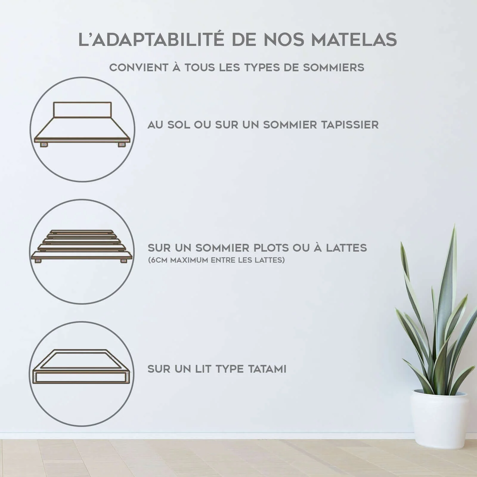 Matelas Passion : mémoire de forme et déhoussable - Collection Sensation - Image 7