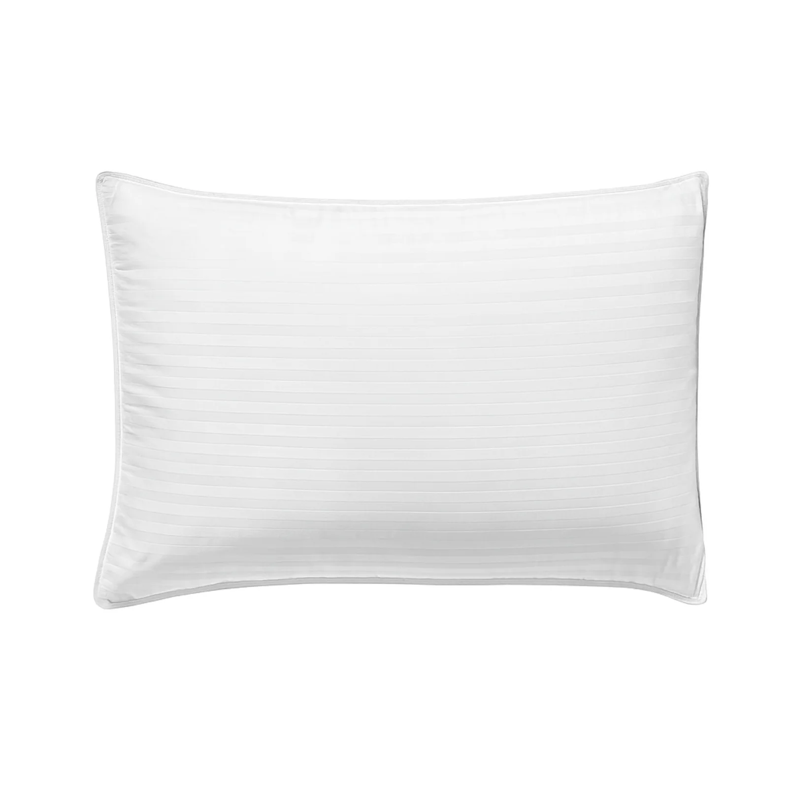 Oreiller plumes de canard et duvet, jacquard strié, confort équilibré - Collection Duvet - Image 3