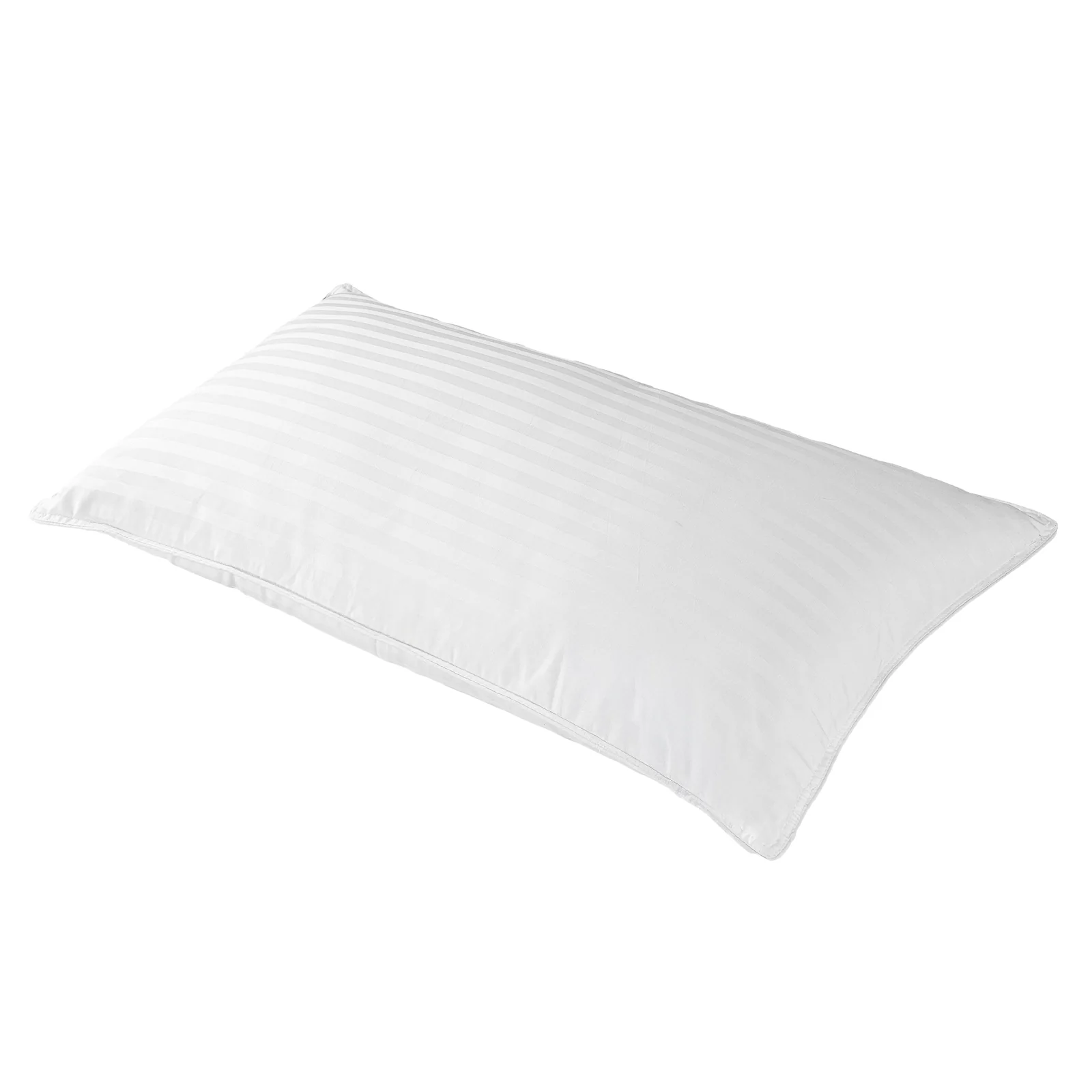 Oreiller plumes de canard et duvet, jacquard strié, confort équilibré - Collection Duvet - Image 5