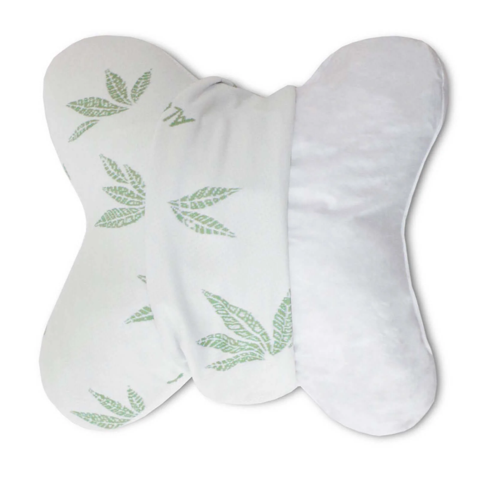 Oreiller papillon ergonomique, microfibre, déhoussable - Collection Papillon - Image 7