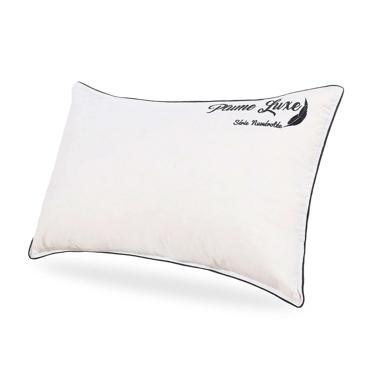 Oreiller plume de canard, coutil coton, ergonomique - Collection Luxe - Image 3
