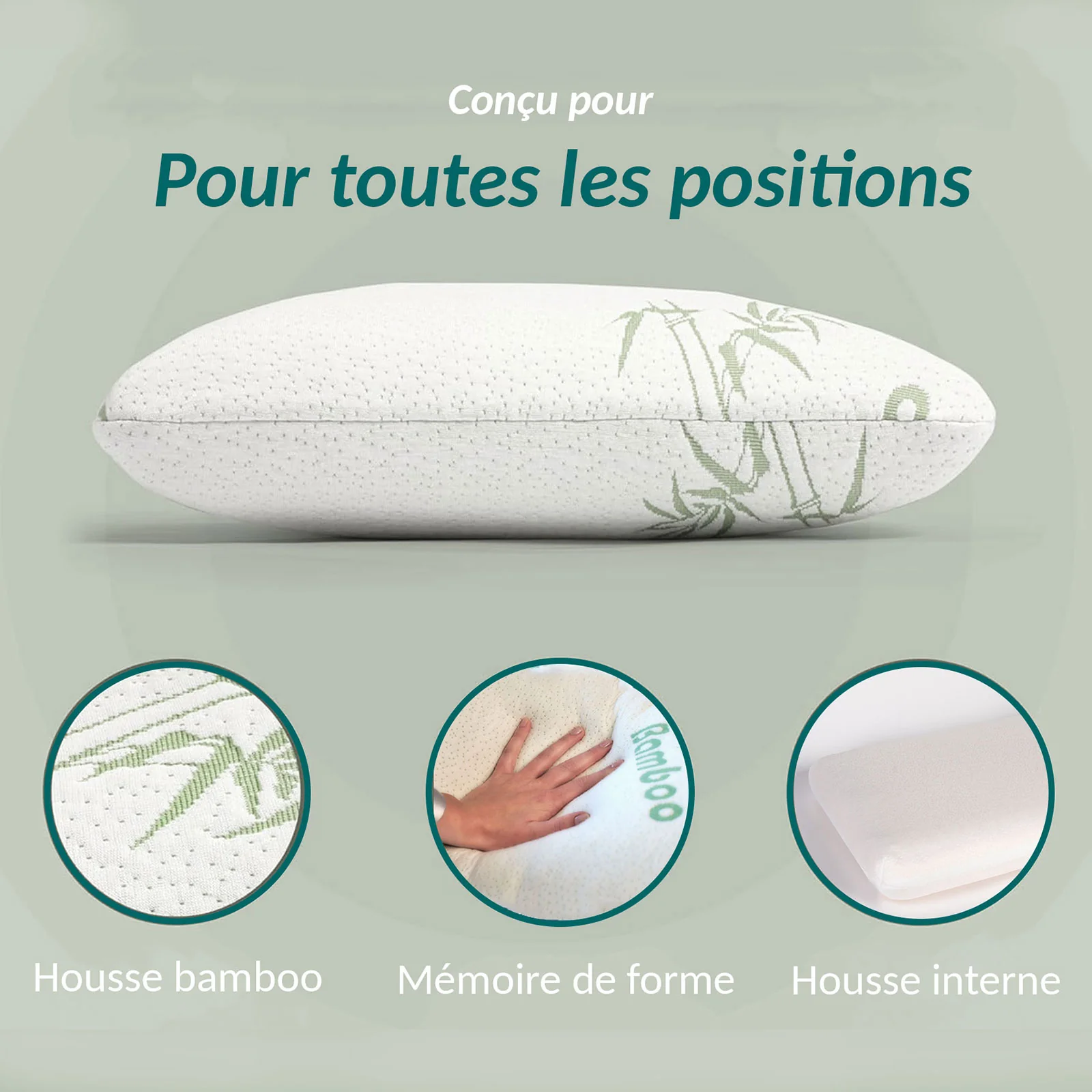 Pack Promo Diamant : Couette & Oreiller 60x60 cm - Image 5