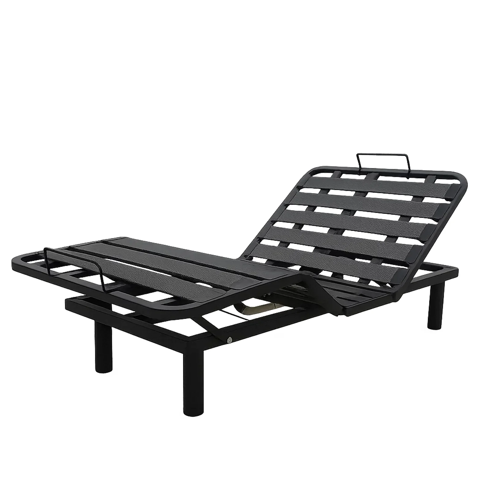Pack lit électrique orthopédique à lattes en simili cuir blanc Orthoflex : matelas inclus - Image 14