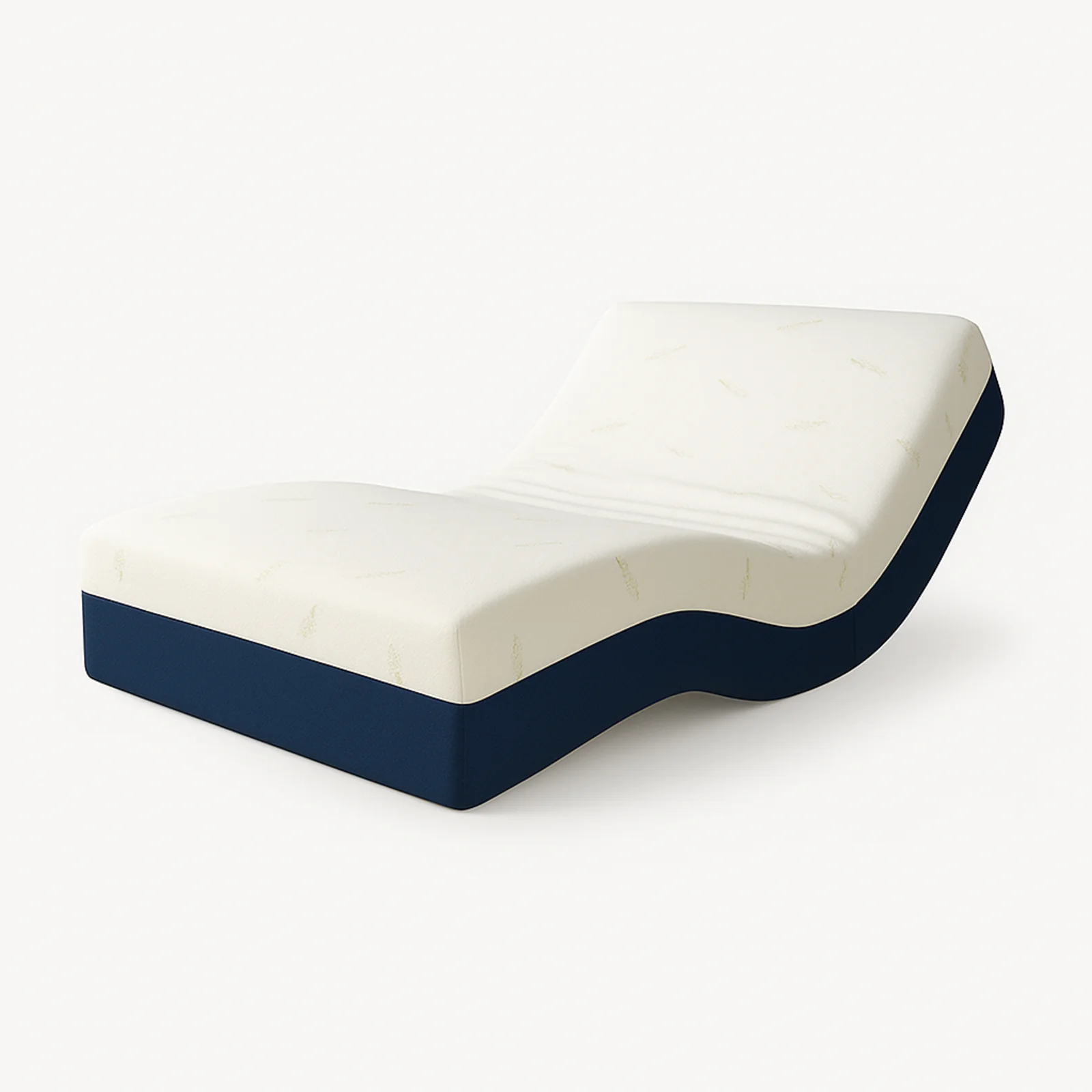 Pack lit électrique orthopédique à lattes en simili cuir blanc Orthoflex : matelas inclus - Image 5