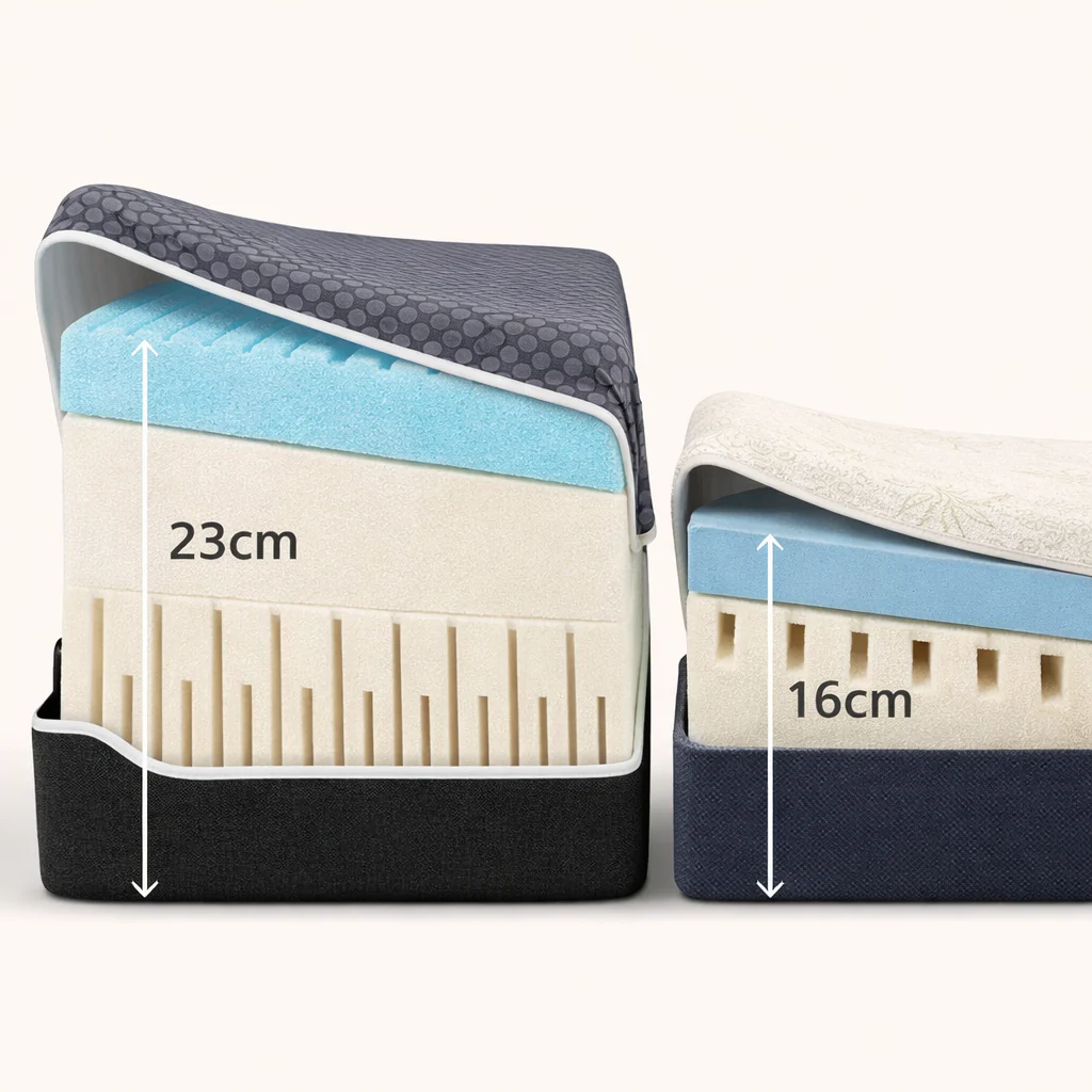 Pack lit électrique orthopédique, tissu gris foncé, matelas inclus - Collection Technoflex - Image 4