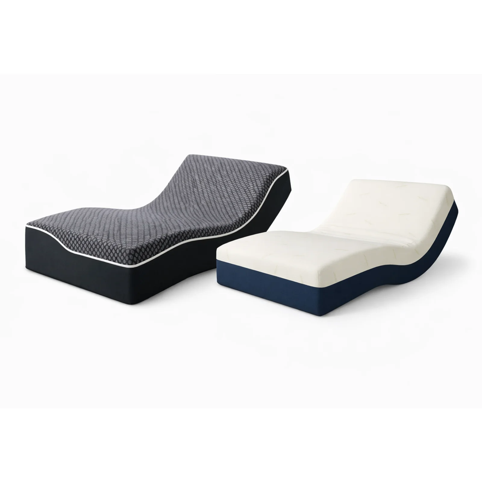 Pack lit électrique orthopédique, tissu gris foncé, matelas inclus - Collection Technoflex - Image 3
