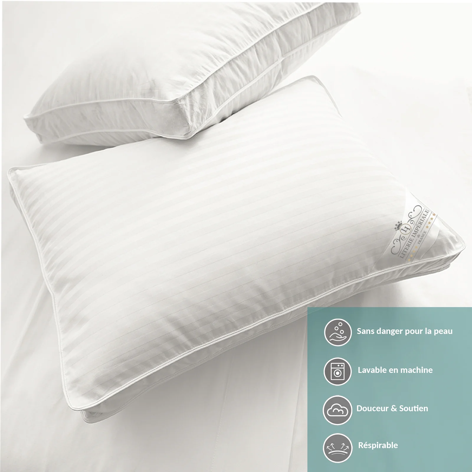 Pack Promo Luxe : Surmatelas + Couette & Oreillers - Image 7