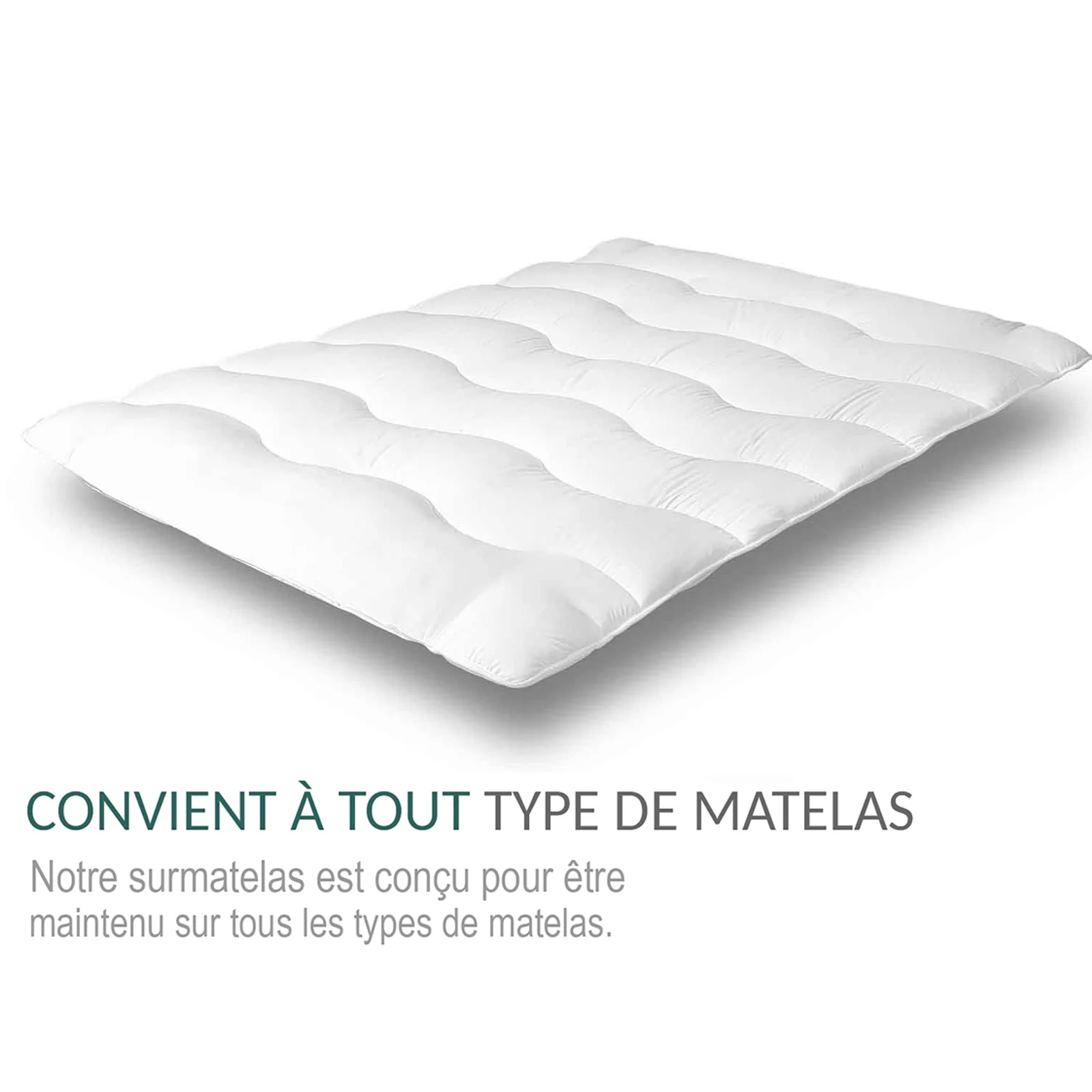 Pack Promo Nuage : Surmatelas + Couette + Oreillers - Image 9