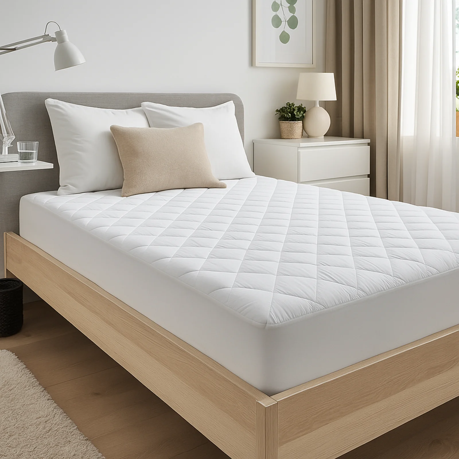 Protège-matelas 100% coton, aération optimisée - Collection Confort Palace - Image 2