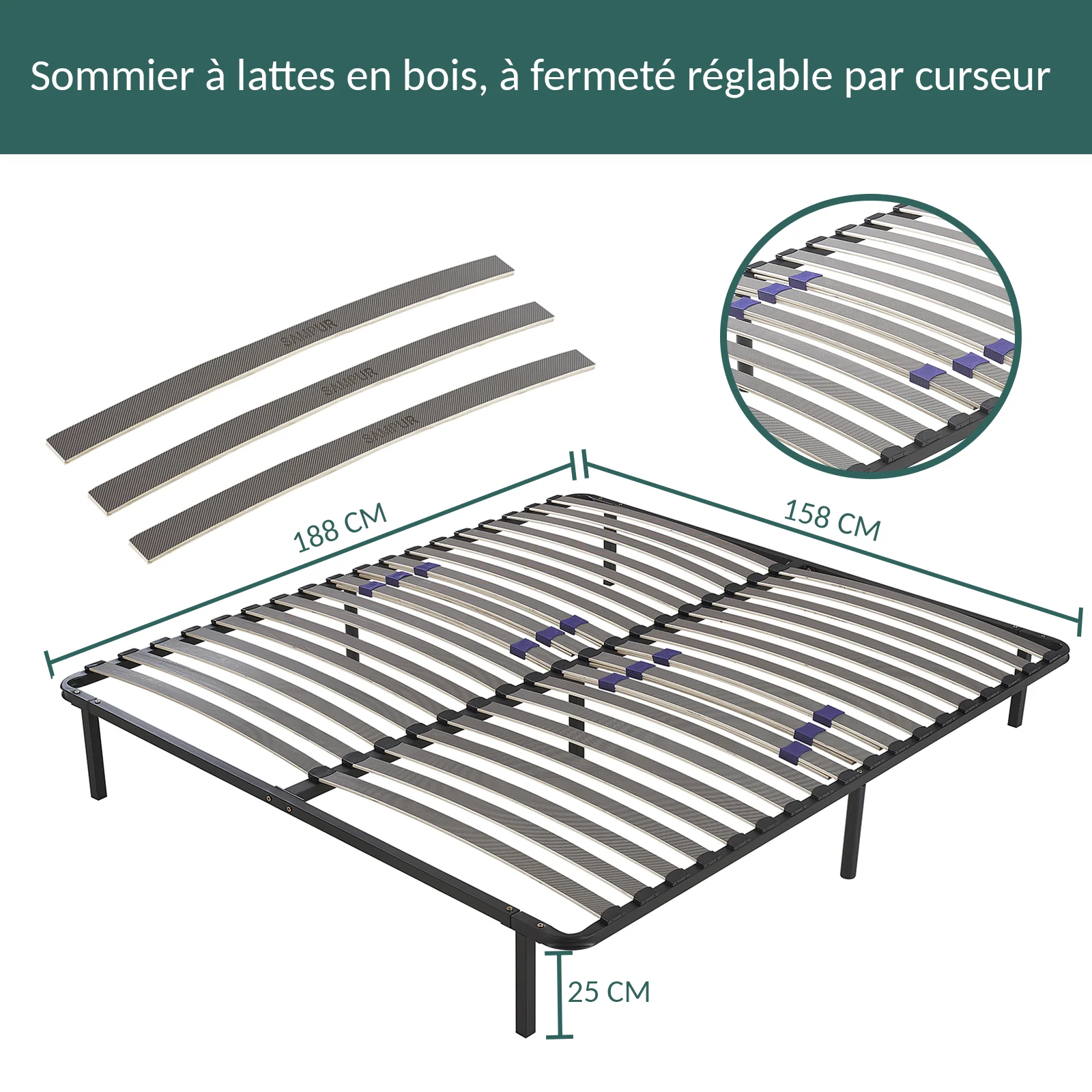 Sommier morphologique, confort personnalisé - Collection SoftDream - Image 7