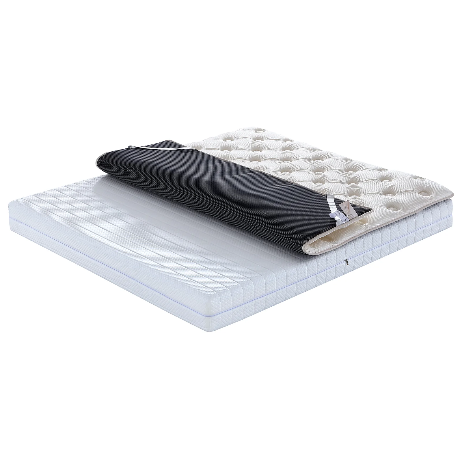 Surmatelas latex et mémoire de forme, enveloppe Bamboo - Collection Latex - Image 7
