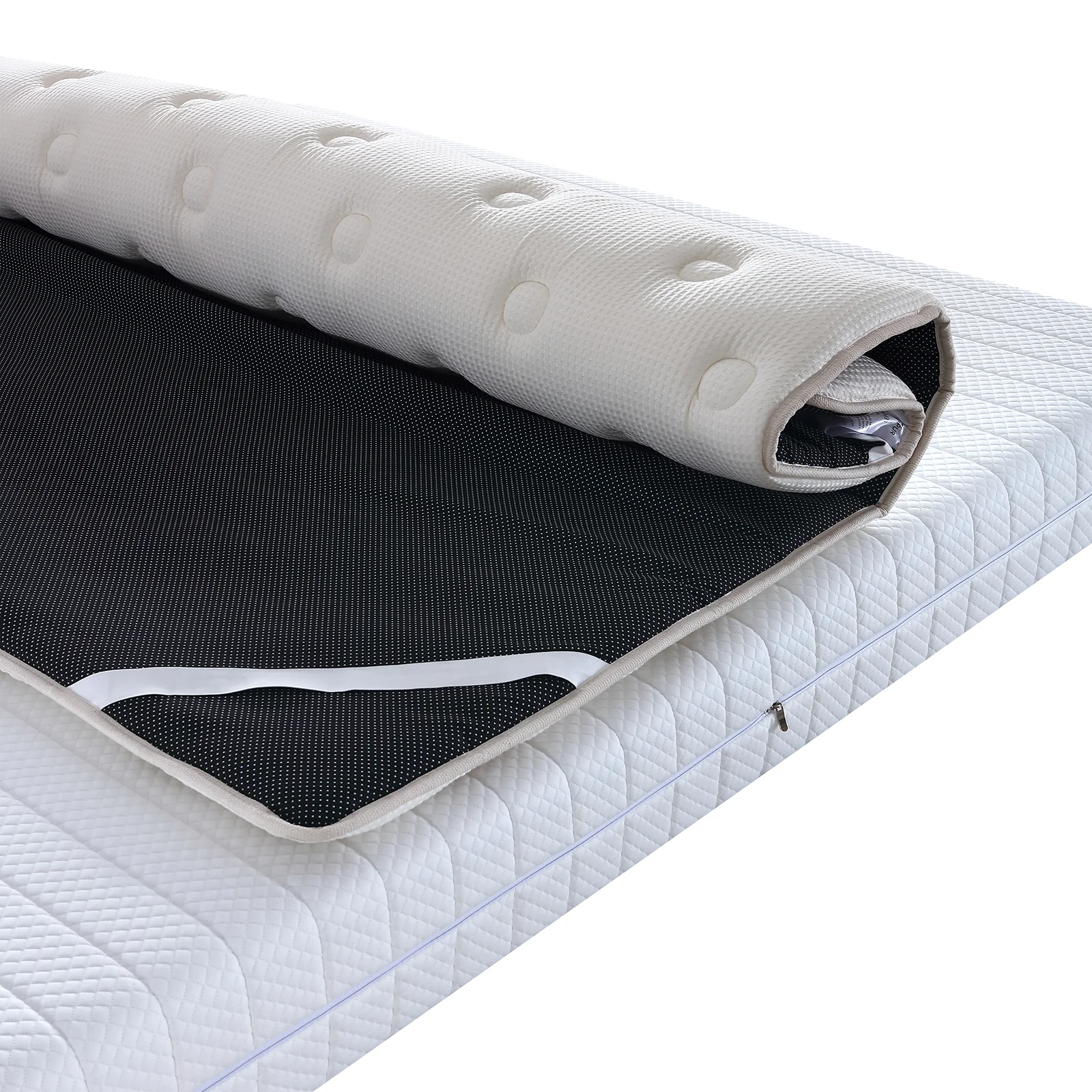 Surmatelas latex et mémoire de forme, enveloppe Bamboo - Collection Latex - Image 8