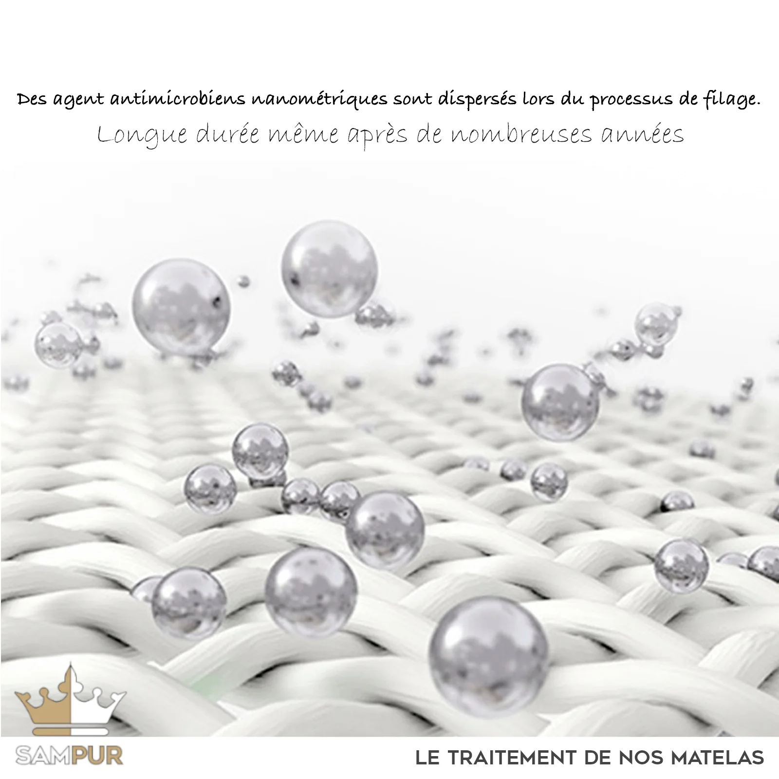 Surmatelas mémoire de forme, 7 zones de confort – Collection Cambridge - Image 8