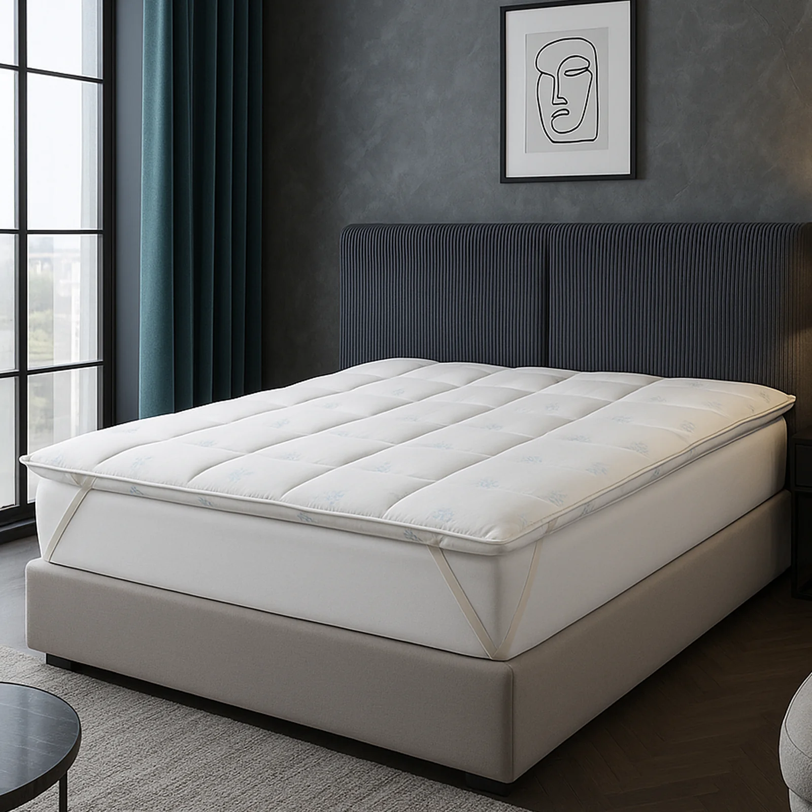 Surmatelas tissu Ice Cool, été, bonnet élastique – Collection été