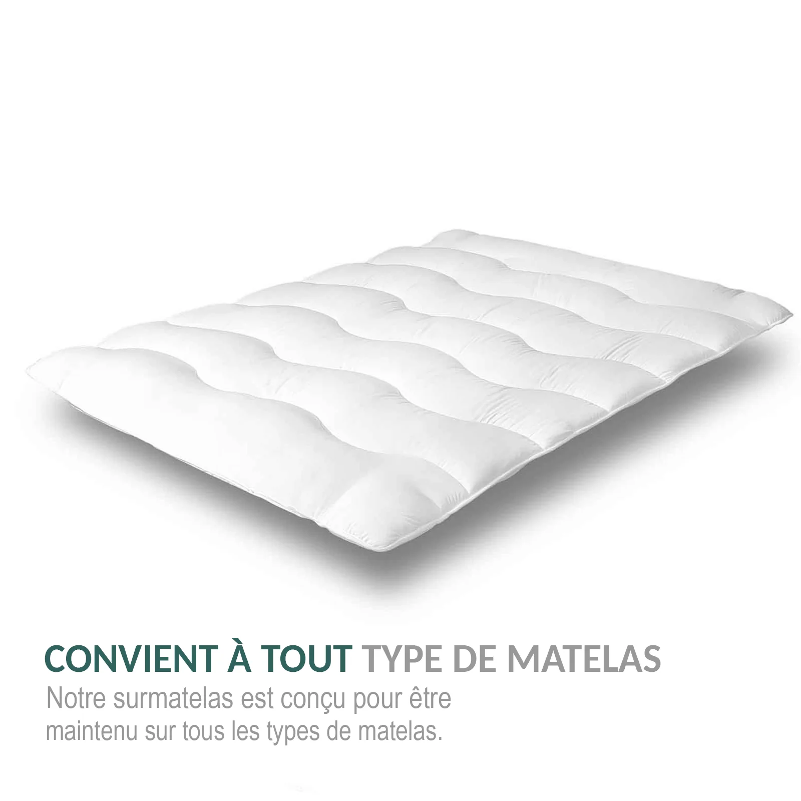 Surmatelas Nuage : microfibre et protège matelas - Image 8