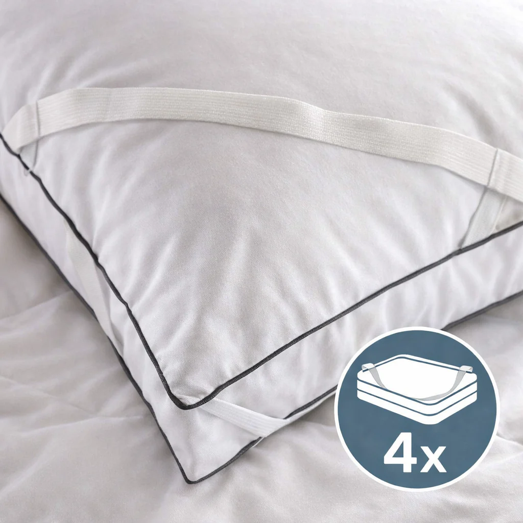 Surmatelas 100% plumes de canard, moelleux et ergonomique - Collection Plumes XXL - Image 4