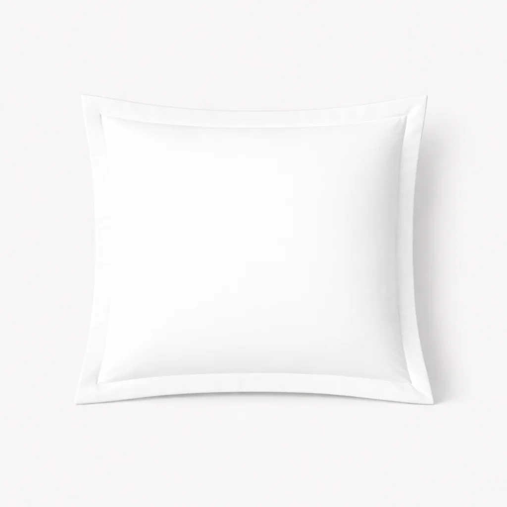 Taie d’oreiller blanche, douce, respirante, lavable, durable - Collection Unie - Image 8