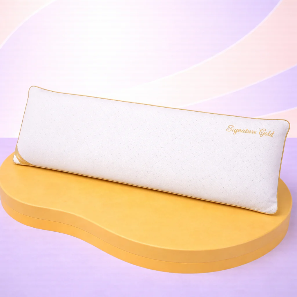 Traversin mémoire de forme, soutien cervical, déhoussable - Collection Gold - Image 12