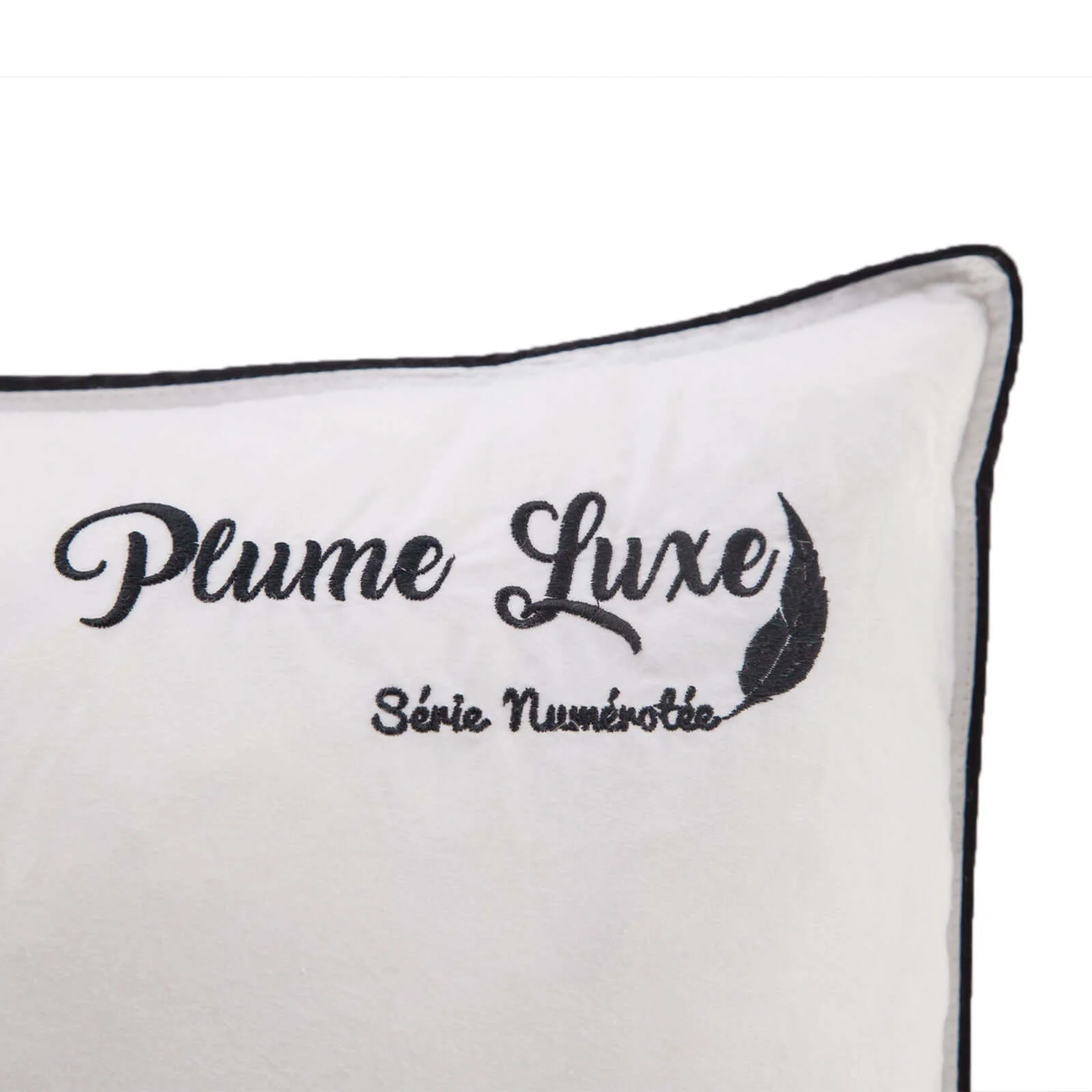Traversin ergonomique, plumes de canard, duvet, tissu coton - Collection Luxe - Image 8